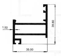 alumunium Curtain Wall-Curtain Wall Group 2438 - 2501